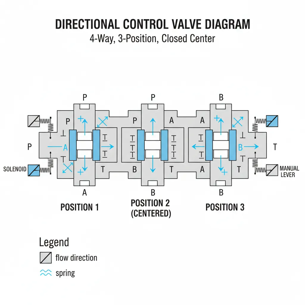 Directional control valve diagram
