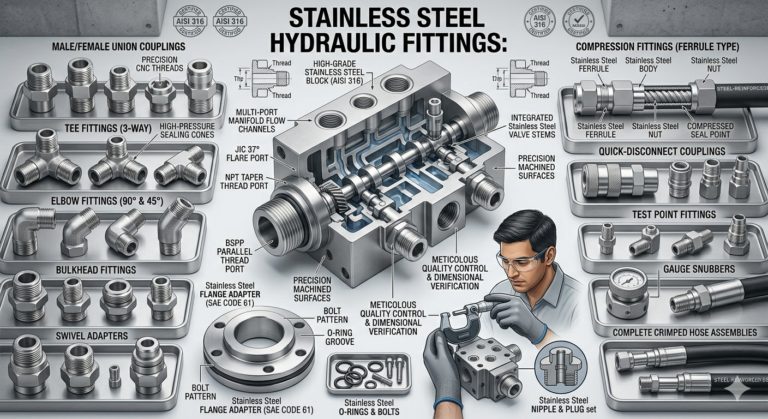 Stainless Steel Hydraulic Fittings -Hydrofit Engineer